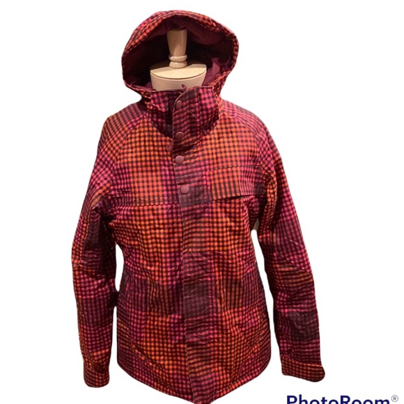 Burton Dry Ride Plaid Snowboard Ski Jacket Sm - Picture 1 of 10